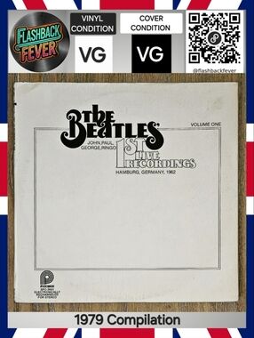 THE BEATLES•1st Live Recordings (Volume One) Jan 29, 1979 US(#SPC-3661) Keel Pr